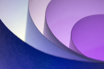 When I roll paper into many circles, I create a background with a sheet of paper and lights made up...
