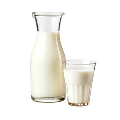 milk bottle isolated
