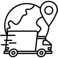 International Delivery Icon