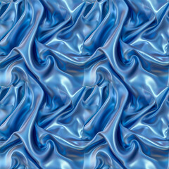 Obraz premium blue satin background