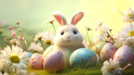 Fototapeta premium Colorful easter eggs