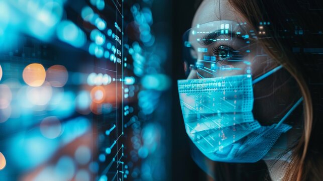 Infographic on the rise of hybrid work models post-pandemic