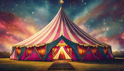 circus tent background - obrazy, fototapety, plakaty