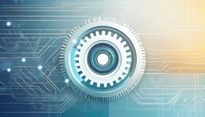 Obraz premium technology background