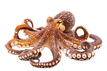 Fototapeta premium octopus isolated on white background