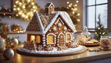 christmas gingerbread house