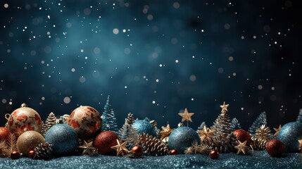 Serene Christmas Background Ideal for Writing Custom Text