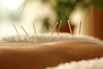Acupuncture treatment - obrazy, fototapety, plakaty
