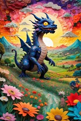 a style of children-friendly cartoon animation fantasy generative