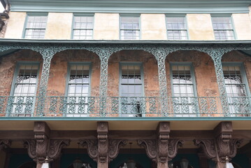 Architecture coloniale à Charleston. USA - 754932574