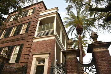 Architecture coloniale à Charleston. USA - 754932729