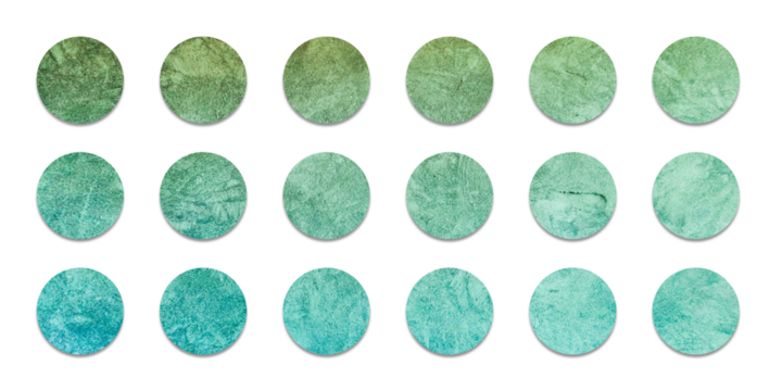 circle paper sticker set or empty sale tag	