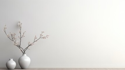 Minimalist Interior Design with Modern Houseplant. Suitable for your projects and copyspace writing