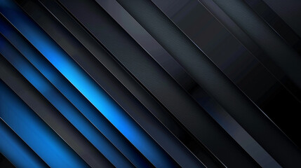 Black and Sapphire with templates metal texture soft lines tech gradient abstract diagonal background 