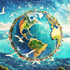 Fototapeta premium We are all connected