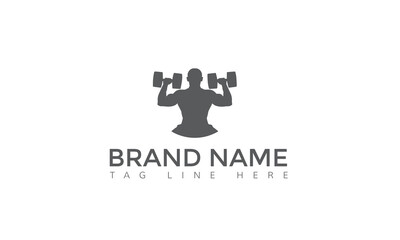 Set of monochrome fitness emblems, labels, badges, logos and designed elements.