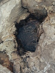 Stone surface with water nature texture