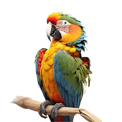 blue and yellow macaw