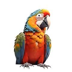 blue and yellow macaw