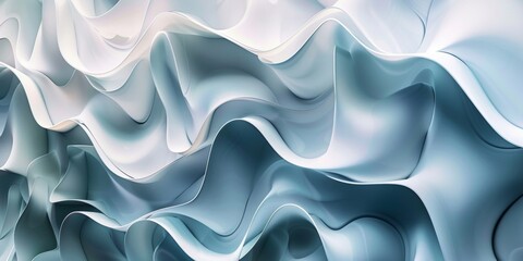 The image is a blue and white wave with a lot of detail