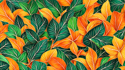 Fototapeta premium multicolored floral background
