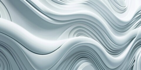Fototapeta premium A white wave with a lot of detail and a sense of movement