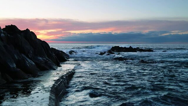 Sunset at rocks