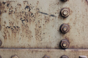 old rusty metal door