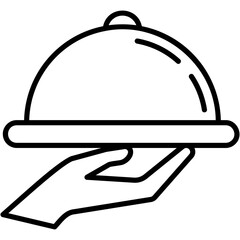 Fototapeta premium Serving Platter Icon