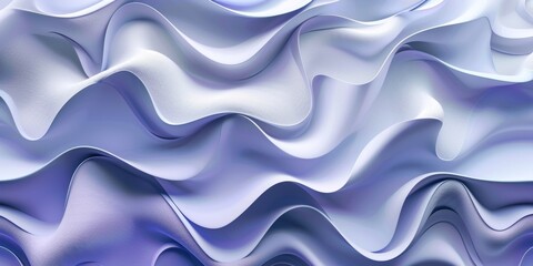 Obraz premium A wave of blue and white with a white background