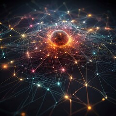 Free Photo 3D abstract fractal background whit Design element for brochure Digital collage