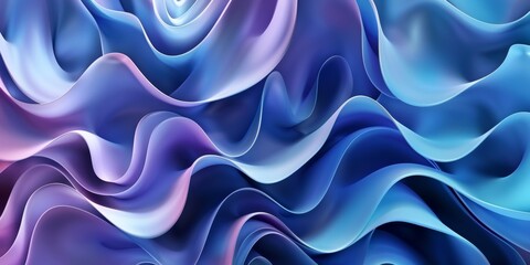 A blue and purple wave with a purple and blue background