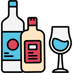 Wine Glass Illustration
