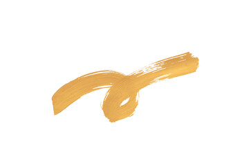 Orange watercolor background. Artistic hand paint. Isolated on transparent background.