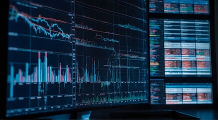 Digital trading market chart assessment