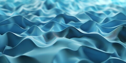 Obraz premium The image is of a blue ocean with waves and ripples
