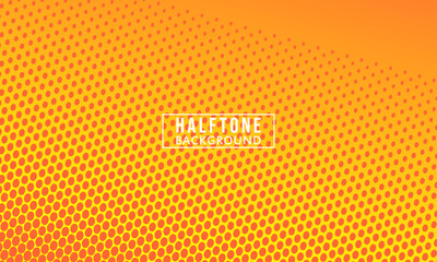 halftone dots pattern gradient geometric colorful background vector illustration template - obrazy, fototapety, plakaty