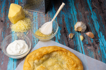 Hungarian deep-fried flatbread