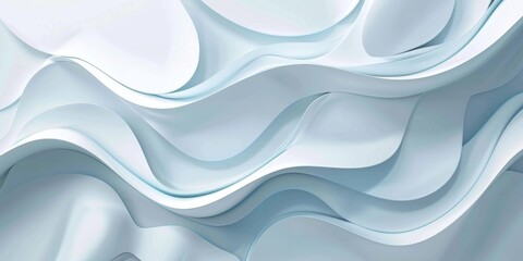 A white background with a blue wave pattern - stock background.