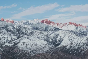 Photo sur Plexiglas Militaire snow covered mountains