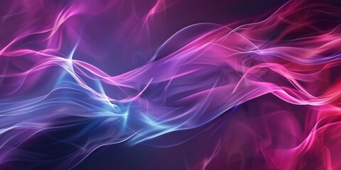 Fototapeta premium A purple and blue wave with a red streak - stock background.