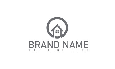 Simple And Elegant Real Estate Logo Design Template For Your Company