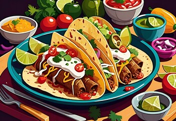 A delightful Mexican food