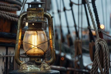  Old brassy ship lantern © Fabio