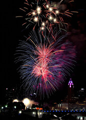Fireworks in Columbus, OH (Nicknamed Red, White & BOOM! ), July
