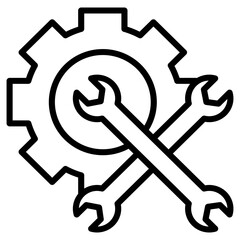 Gear Icon Element For Design