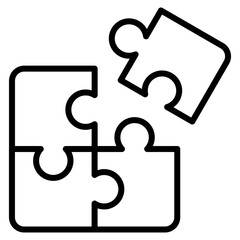 Puzzle Icon Element For Design