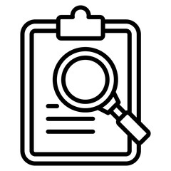 Magnifying Glass Icon Element For Design