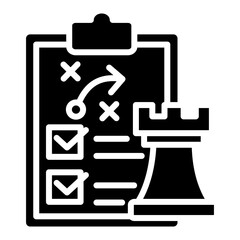 Strategy Icon Element For Design