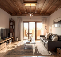 Fototapeta premium modern living room
